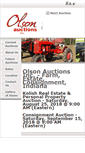 Mobile Screenshot of olsonauctions.com